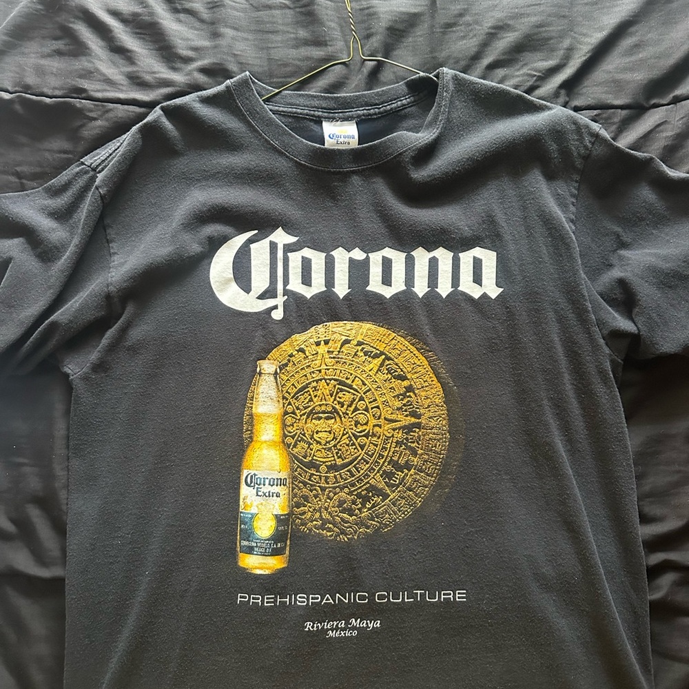 Corona Black and Gold Short Sleeve Tee